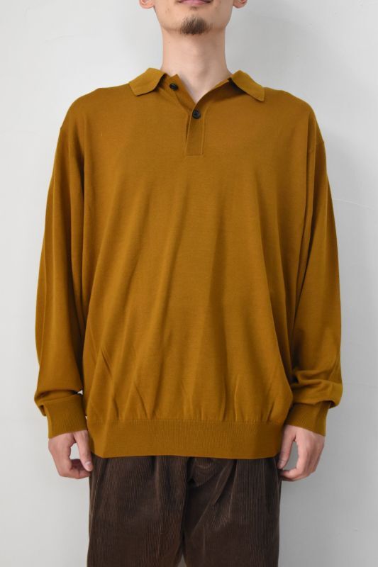 MEIAS WOOL POLO PULL OVER＋TEFLON