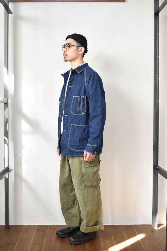 orslow (オアスロウ) 50's DENIM COVER ALL [DENIM ONE WASH]