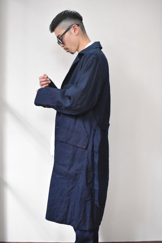 A VONTADE (アボンタージ) Atelier Long Coat W/Belt [DK.INDIGO]