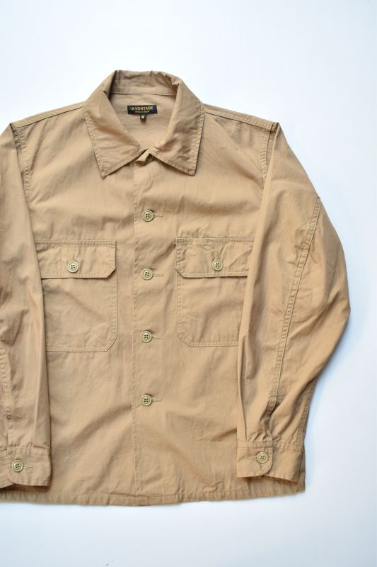 【SALE】*A VONTADE (アボンタージ) Utility Shirts Jacket II [TAN]