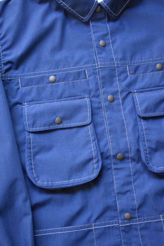 and wander (アンドワンダー) Kevlar jacket [BLUE]