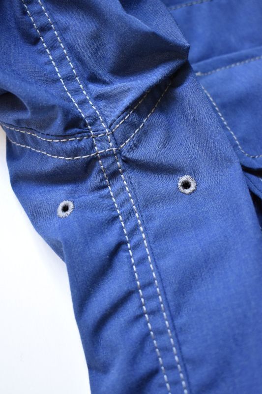 and wander (アンドワンダー) Kevlar jacket [BLUE]