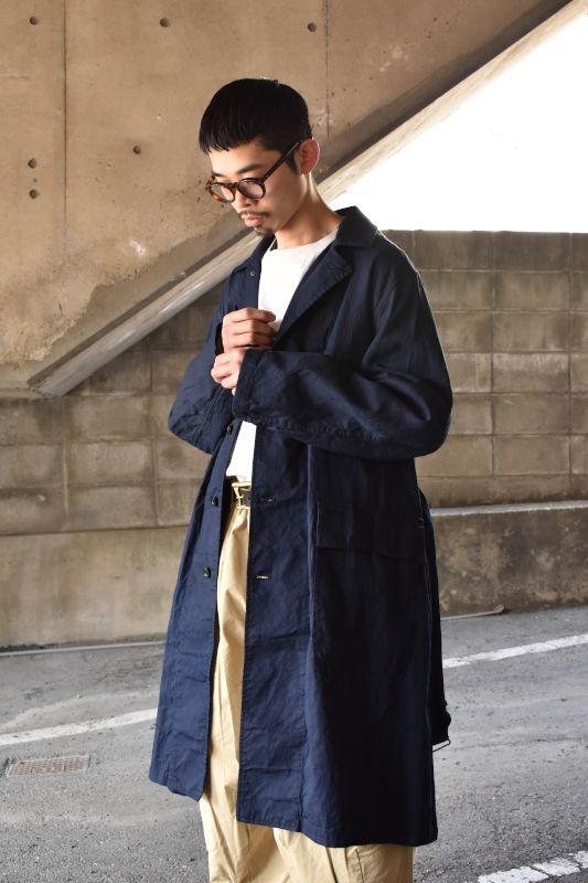 A VONTADE (アボンタージ) Atelier Long Coat W/Belt [DK.INDIGO]