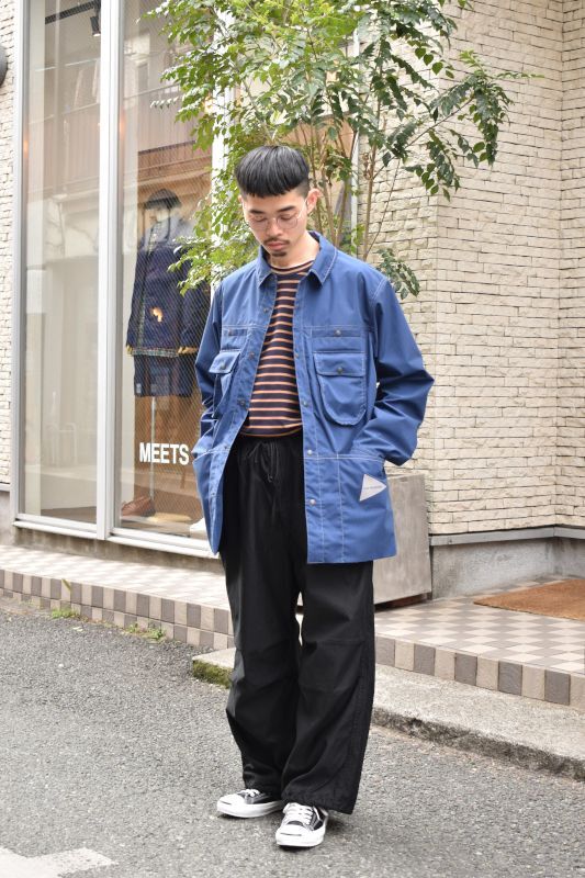 and wander (アンドワンダー) Kevlar jacket [BLUE]