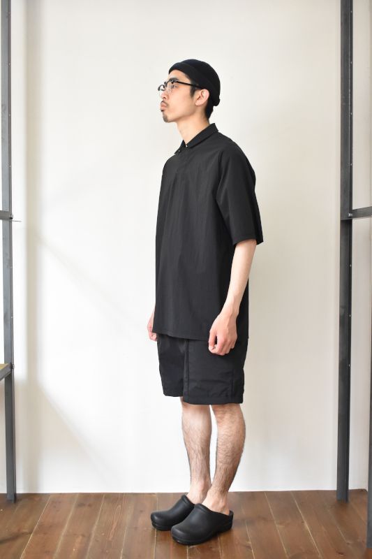 TEÄTORA (テアトラ) CARTRIDGE POLO SHIRT - DR [BLACK]