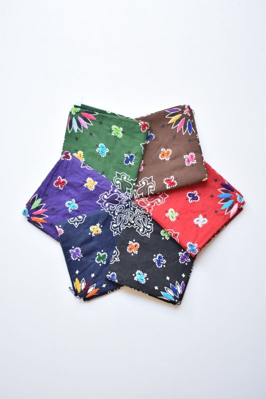 oaxaca (オアハカ) Hand Stitch Bandana [6-colors]