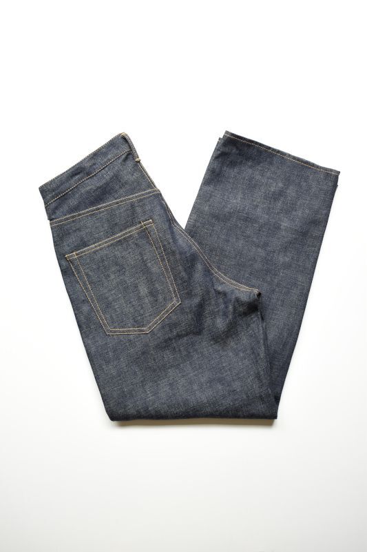 SCYE BASICS (サイベーシックス) Selvedge Denim Wide Leg Jeans [INDIGO]