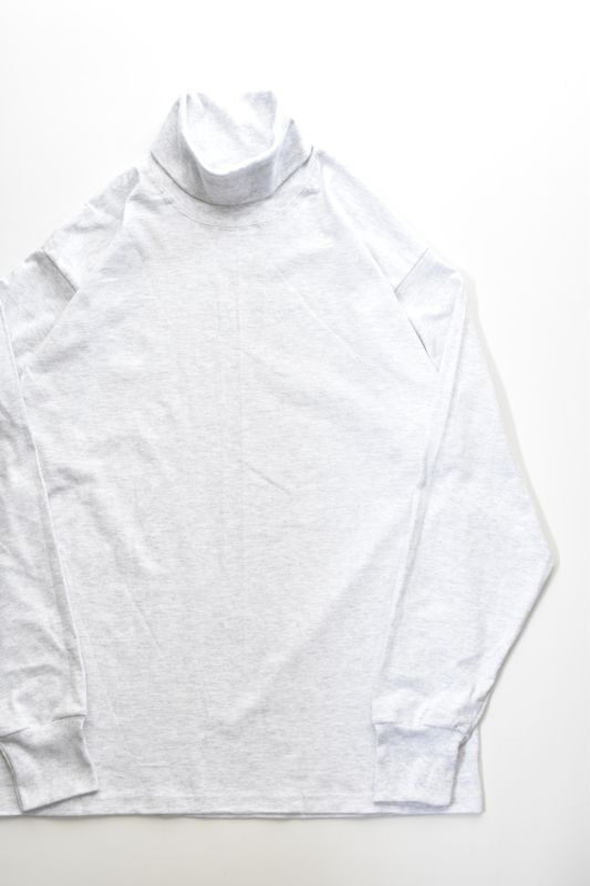 画像1: LIFE WEAR(ライフウェア) Turtleneck Long Sleeve T-shirt [ATHLETIC GRAY] (1)