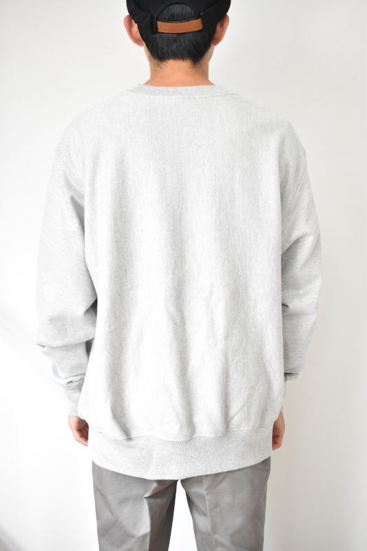 Reverse Weave Crewneck Sweatshirt [GRAY 