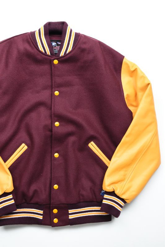 GAME SPORTSWEAR(ゲームスポーツウェア) THE VARSITY JACKET [Maroon ...