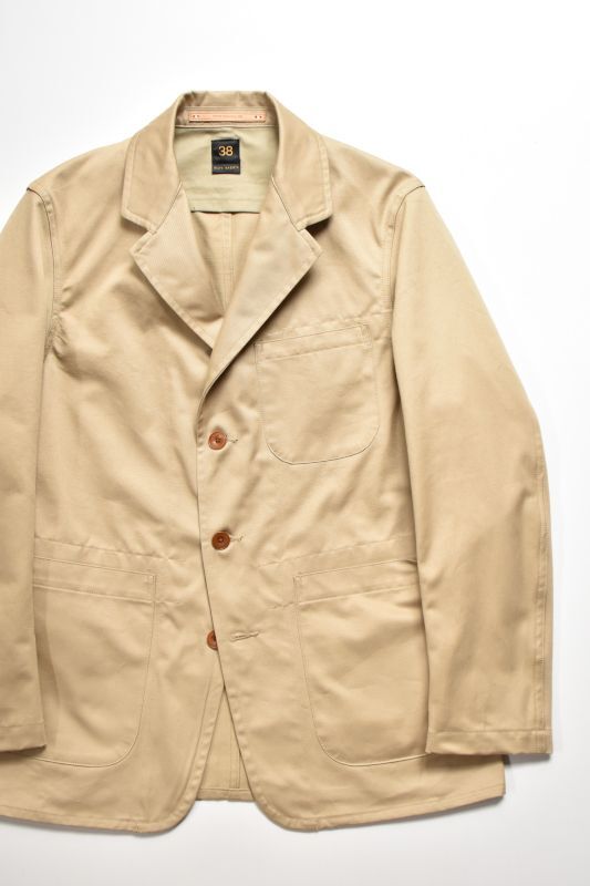 画像1: SCYE BASICS (サイベーシックス) San Joaquin Cotton Chino Work Jacket [BEIGE] (1)