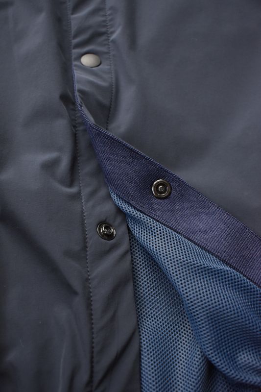 Scye (サイ) Ultra 2Way Nylon Stretch Snap Cardigan [DARK NAVY]