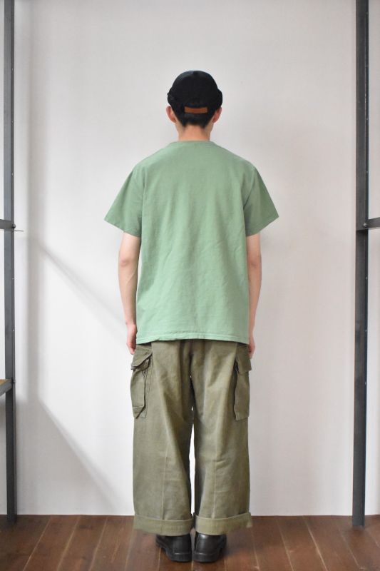 GOODWEAR(グッドウェア）S/S POCKET TEE [USED GREEN]