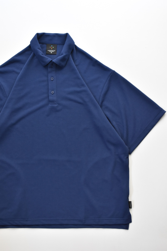 【SALE】AXESQUIN -modified- (アクシーズクインモディファイド) QD ECO POLO SHIRTS [NAVY] 