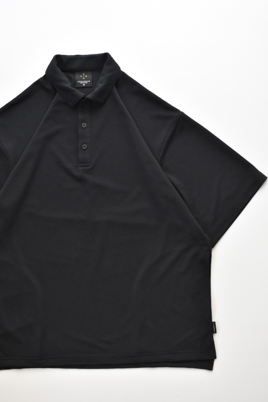 【SALE】AXESQUIN -modified- (アクシーズクインモディファイド) QD ECO POLO SHIRTS [BLACK] 