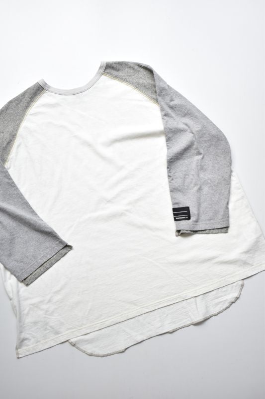 TRAINERBOYS (トレーナーボーイズ) ALL ROUND 3/4 T-SHIRTS [GRAY]