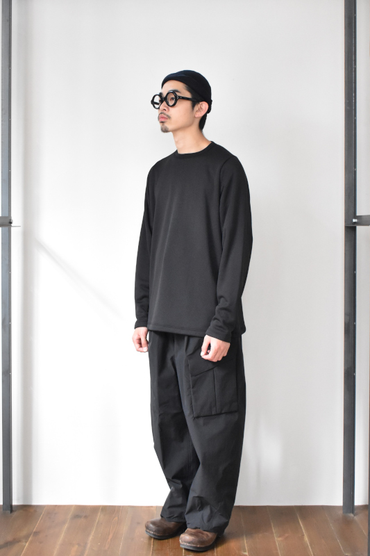 TEÄTORA (テアトラ) CARTRIDGE SWEATER - WL [BLACK]