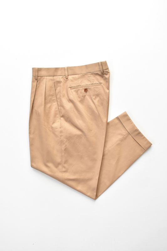 SCYE BASICS (サイベーシックス) San Joaquin Cotton Chino Pleated