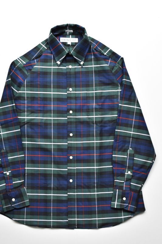 INDIVIDUALIZED SHIRTS (インディビジュアライズドシャツ) Tartan Oxford Classic Fit Button Down Shirt [MACKENZIE MODERN]