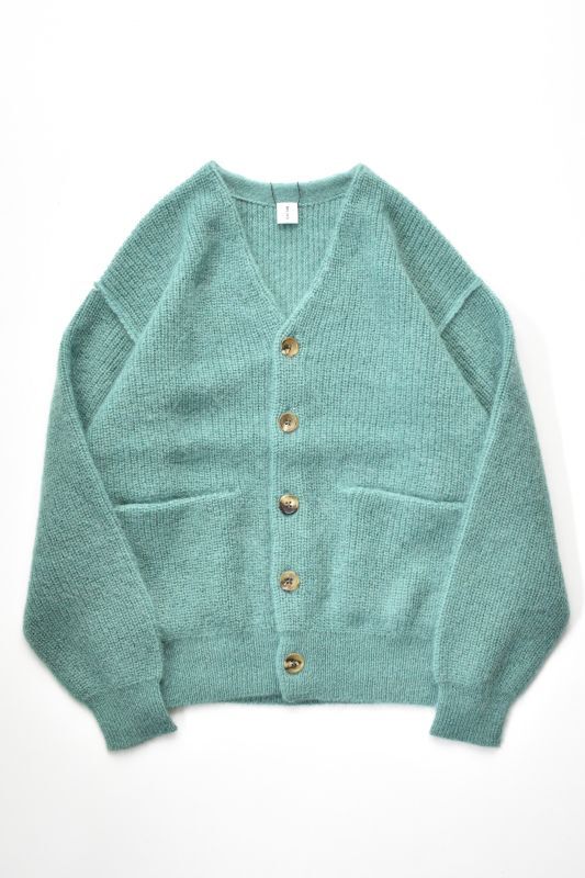 MEIAS (メイアス) SUPER KID MOHAIR V CARDIGAN [MINT]