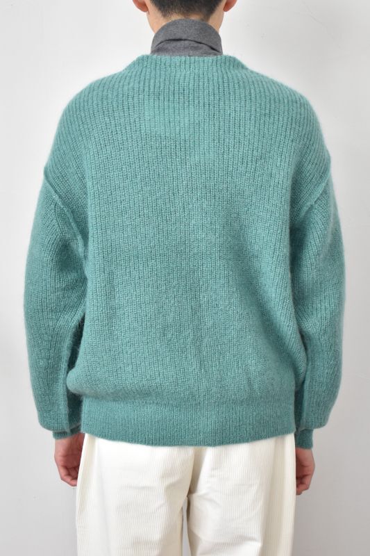 MEIAS (メイアス) SUPER KID MOHAIR V CARDIGAN [MINT]