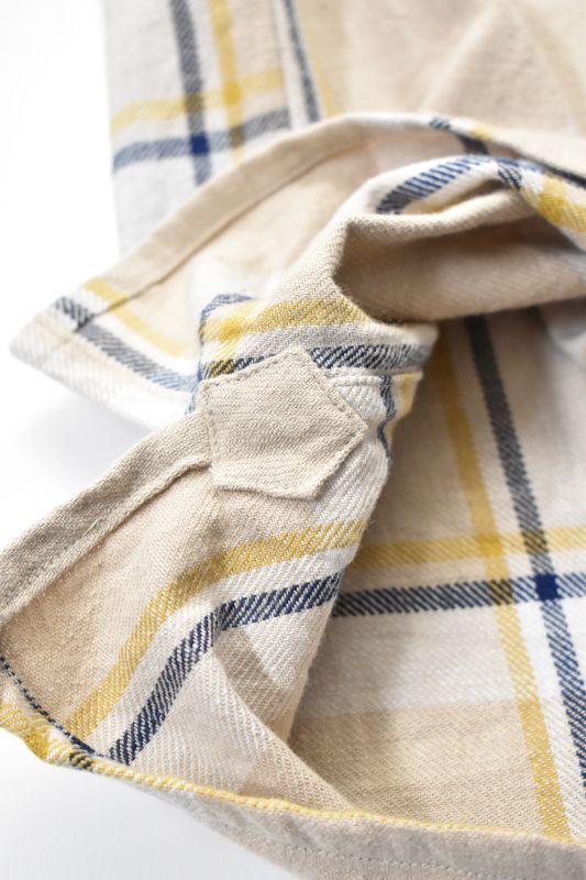 MOJITO (モヒート) ABSHINTH SHIRT Bar.2.0 Twill Check [YELLOW]