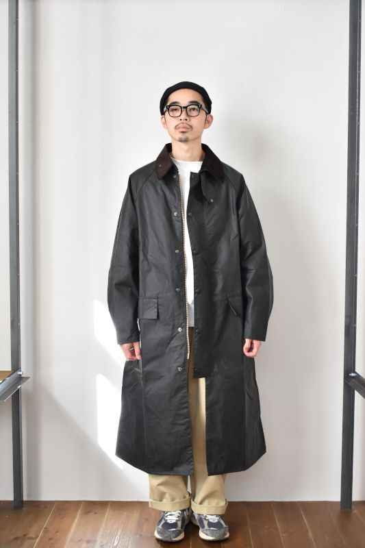 Barbour (バブアー) OS WAX BURGHLEY [SAGE]