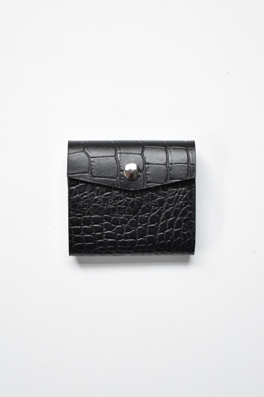 MASTER & Co. (マスターアンドコー) IBIZA MINI WALLET [BLACK/CROCO]