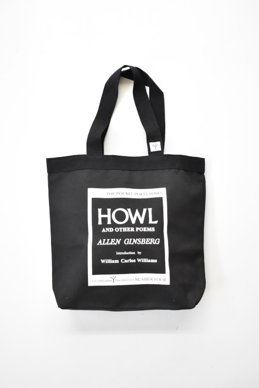 画像1: City Lights Bookstore (シティーライツブックストアー) Howl Tote Bag [BLACK] (1)