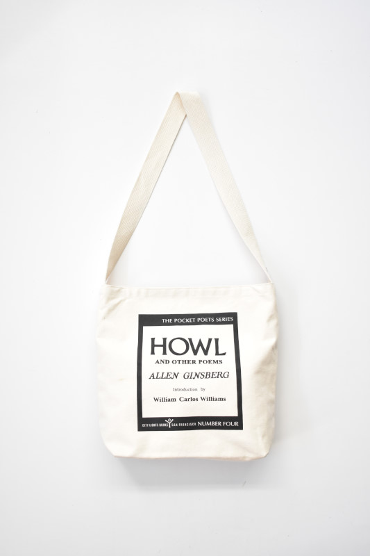 画像1: City Lights Bookstore (シティーライツブックストアー) Howl Shoulder Bag [NATURAL] (1)