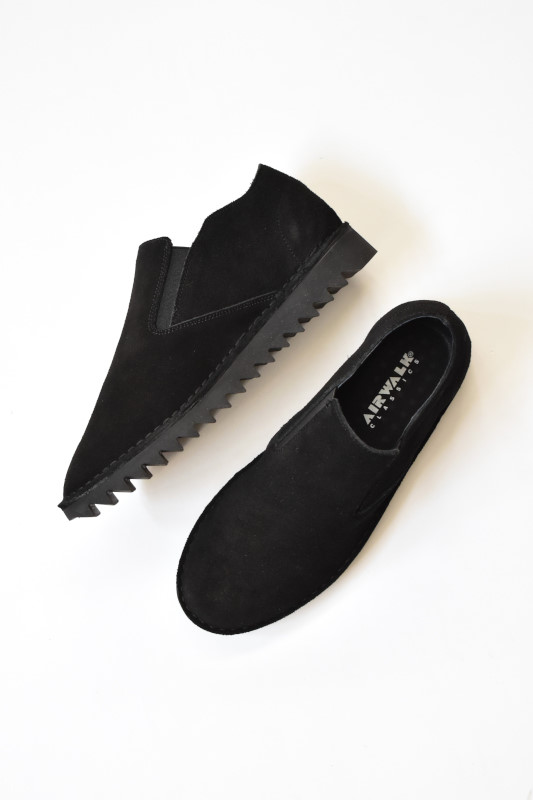 AIRWALK CLASSICS (エアウォーククラシックス) RIPPLE SLIP-ON [BLACK]