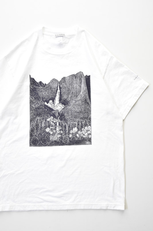 【SALE!】Tom Killion (トムキリオン) S/S Tee Yosemite Falls [WHITE]