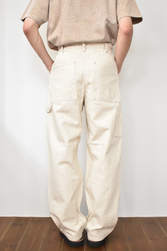 SOWBOW (ソウボウ) SOWBOW DOUBLE KNEE PAINTER PANTS 10oz HEMP 