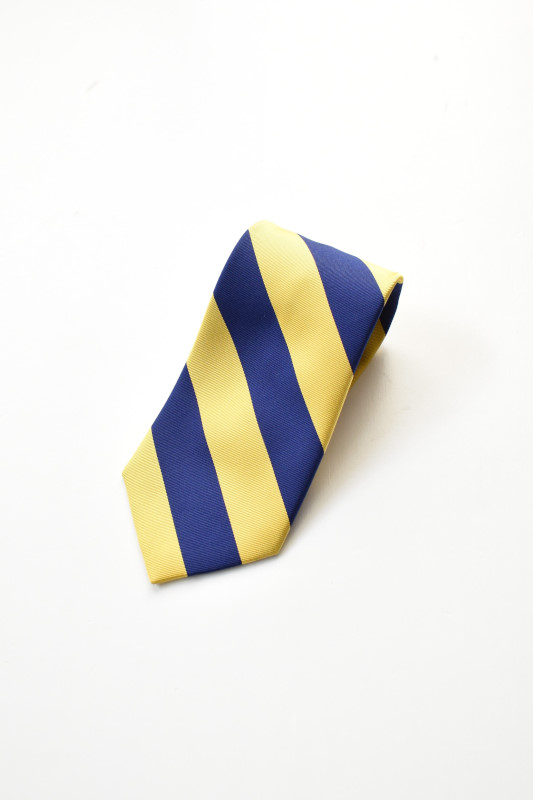 J.PRESS (ジェイプレス) REGIMENTAL TIE [NAVY/YELLOW]