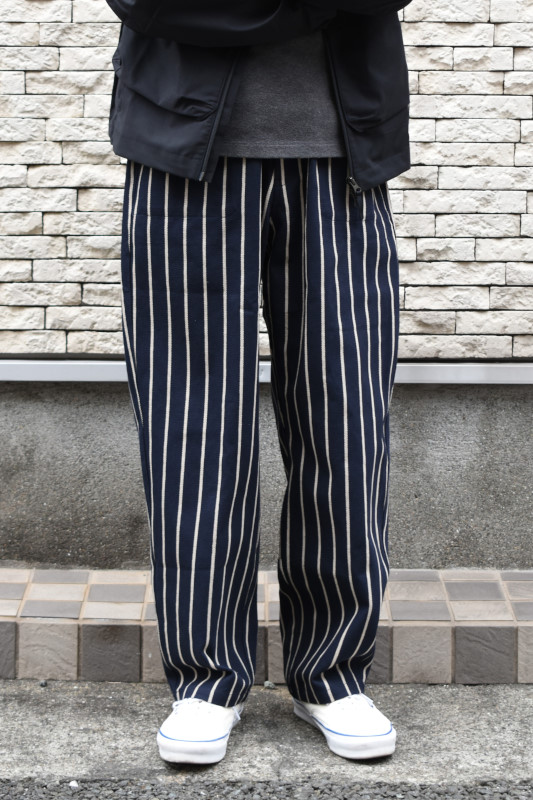 YARMO THE UNIFORM (ヤーモザユニフォーム) WORK TROUSERS [ORIGINAL BUTCHER STRIPE]