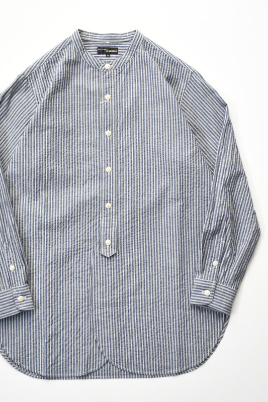 MOJITO (モヒート) CLARENCE SHIRT Stripe [NAVY]