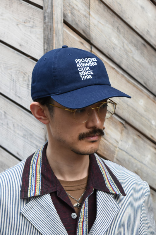 Progress Running Club (プログレスランニングクラブ) PRC1998 CAP [NAVY/WHITE]