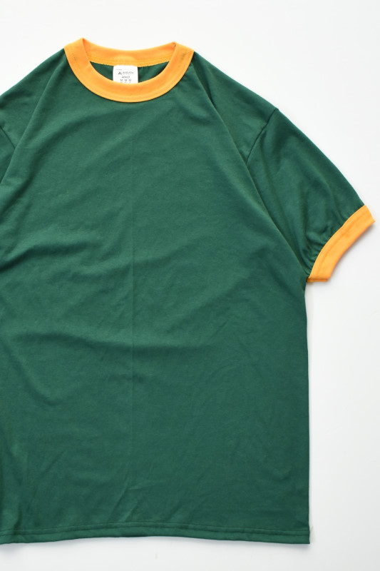 Augusta Sportswear (オーガスタスポーツウェア) 50/50 Ringer T-Shirt [DARK GREEN/GOLD]