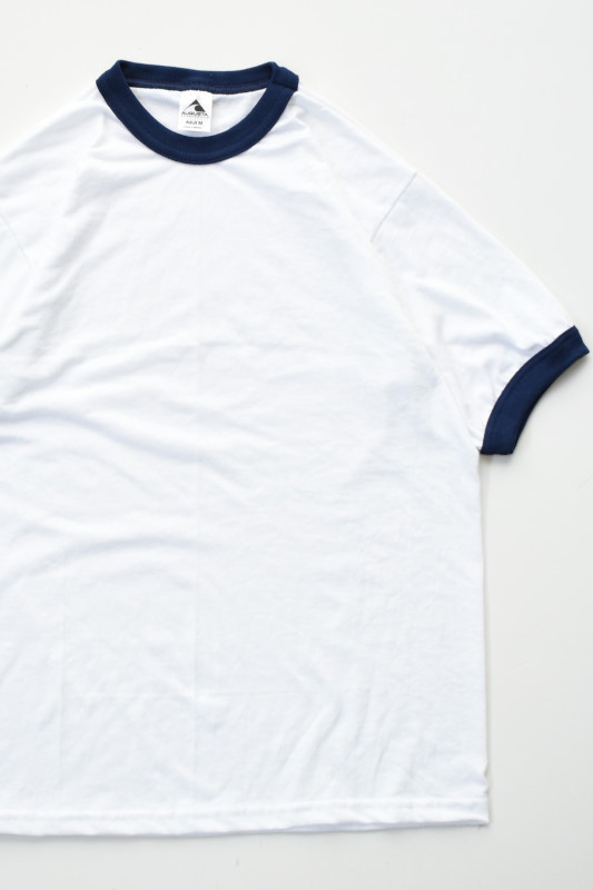 Augusta Sportswear (オーガスタスポーツウェア) 50/50 Ringer T-Shirt [WHITE/NAVY]