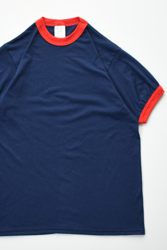 Augusta Sportswear (オーガスタスポーツウェア) 50/50 Ringer T-Shirt [NAVY/RED]